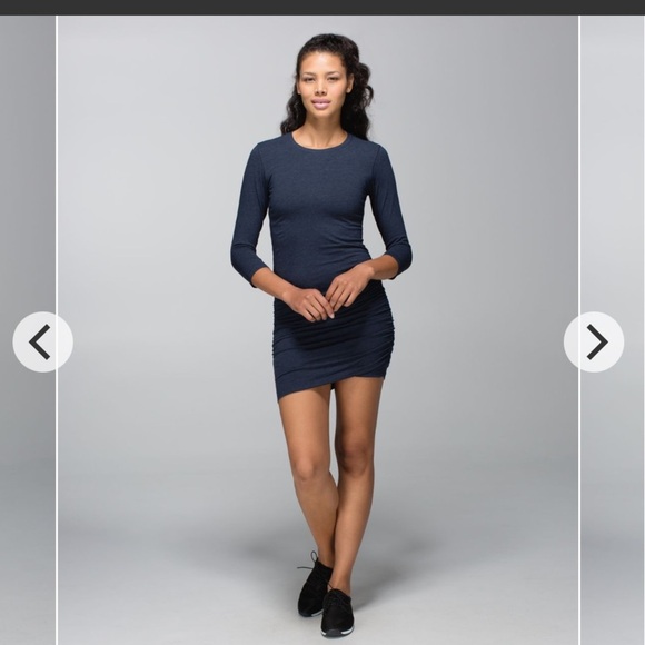 Lululemon Anytime Dress heathered inkwell - Picture 1 of 13